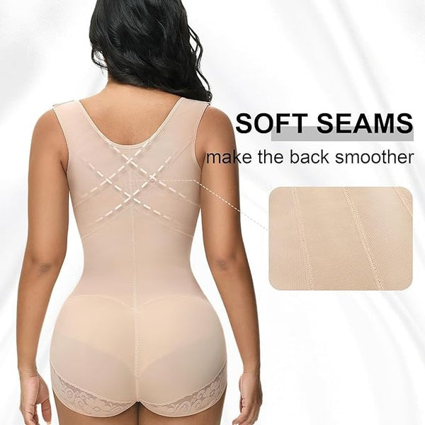 Shapshe® Leopard High Compression Fajas Colombianas Open Bust Tummy Control Body Shaper (Pre-Sale)