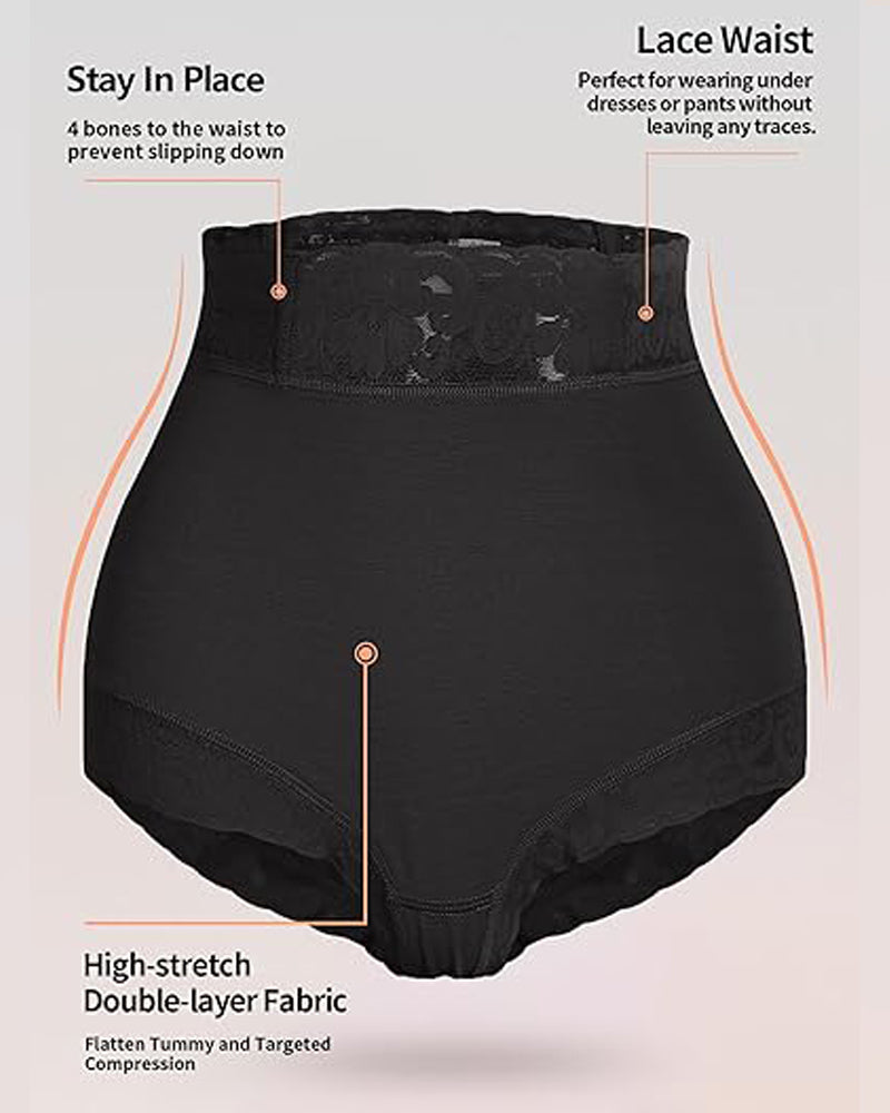 Shapshe® Women Lace Classic Body Shaper Butt Lifter Panty Smoothing Brief