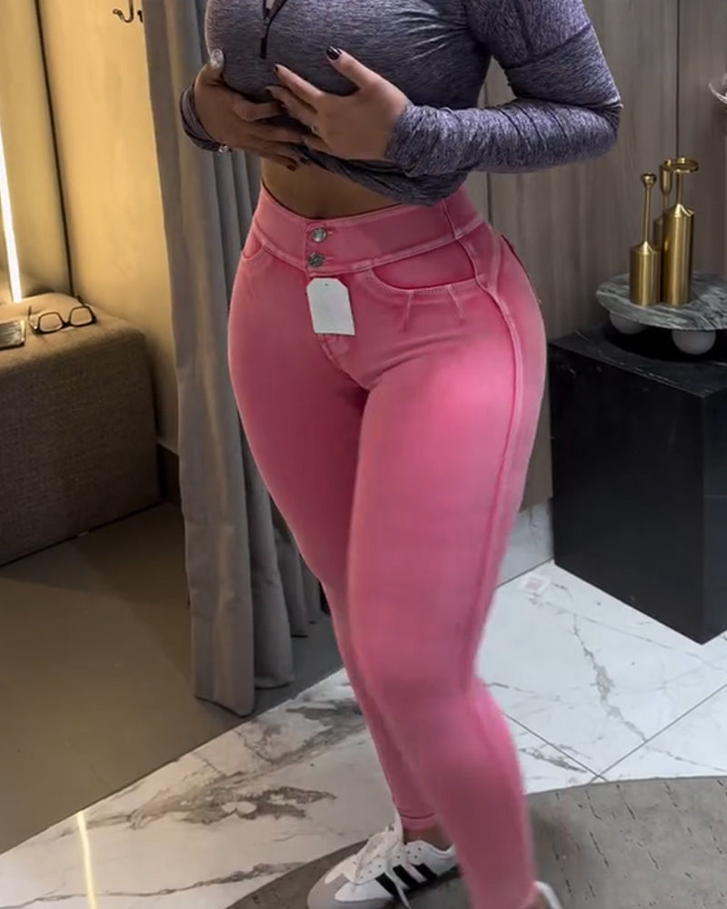 Shapshe® Stretch Hip-Lifting Skinny Jeans for Curvy Women