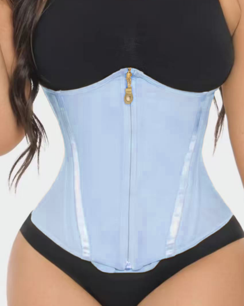 Tummy Control Double Compression Waist Trainer Fajas Colombianas Corset
