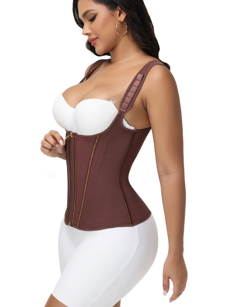 Shapshe® Fajas Colombianas Steel Boned Tummy Control Waist Trainer
