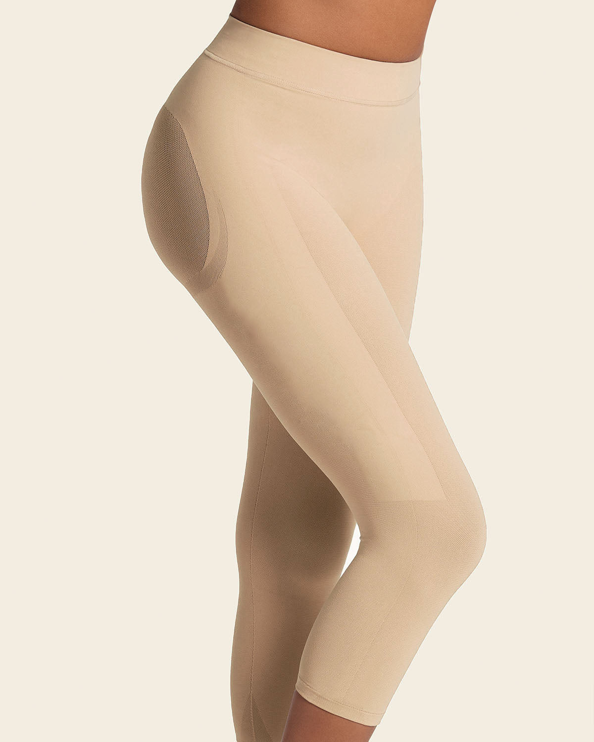 Invisible High Waisted Butt Lifting Capri Shaper Pants