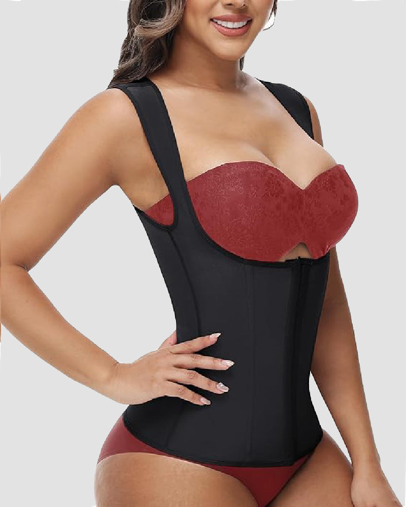 Shapshe® Seamless Tummy Control Waist Trainer Vest Workout Stomach Compression Corset