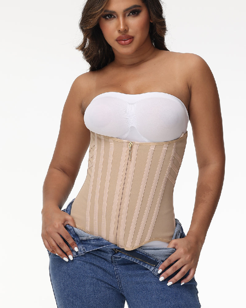 Shapshe® Curved Boned Waist Trainer For Women High Compression Tummy Control Tiny Waist Corset