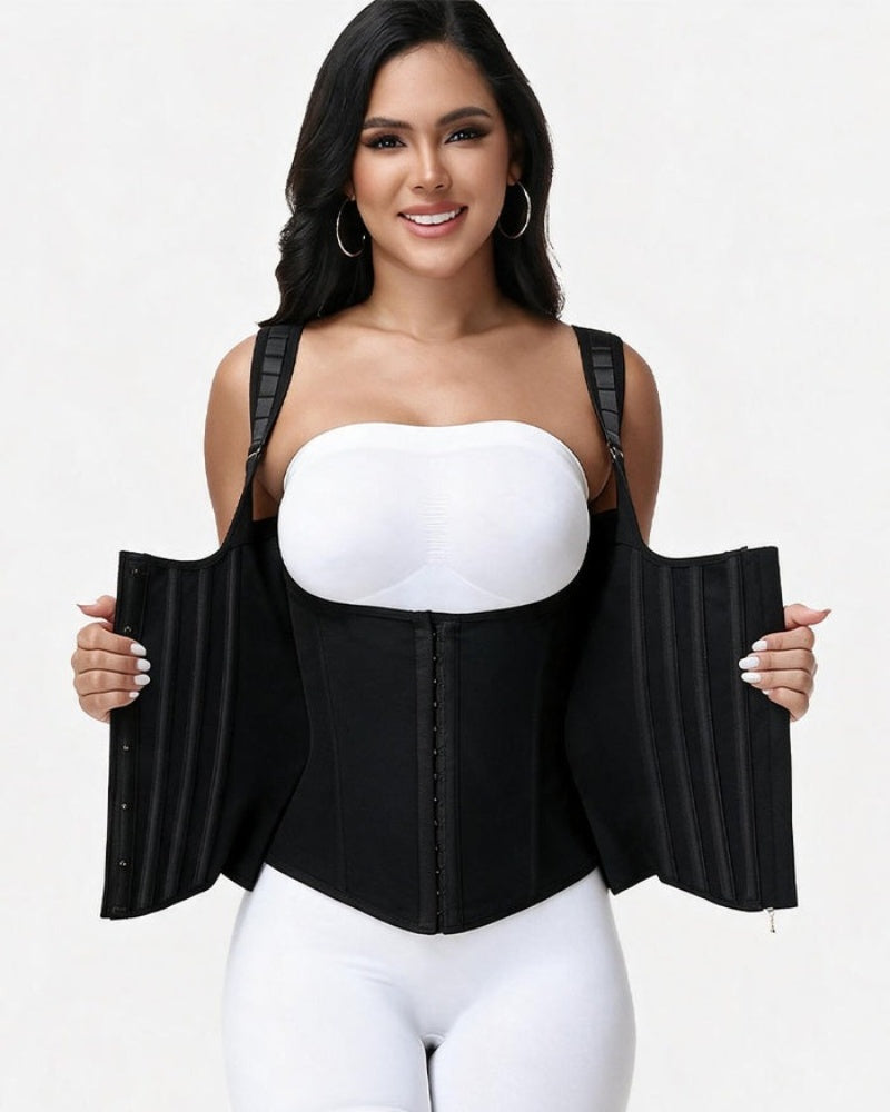 Shapshe® Double Layer Compression Curved Boned Waist Trainer