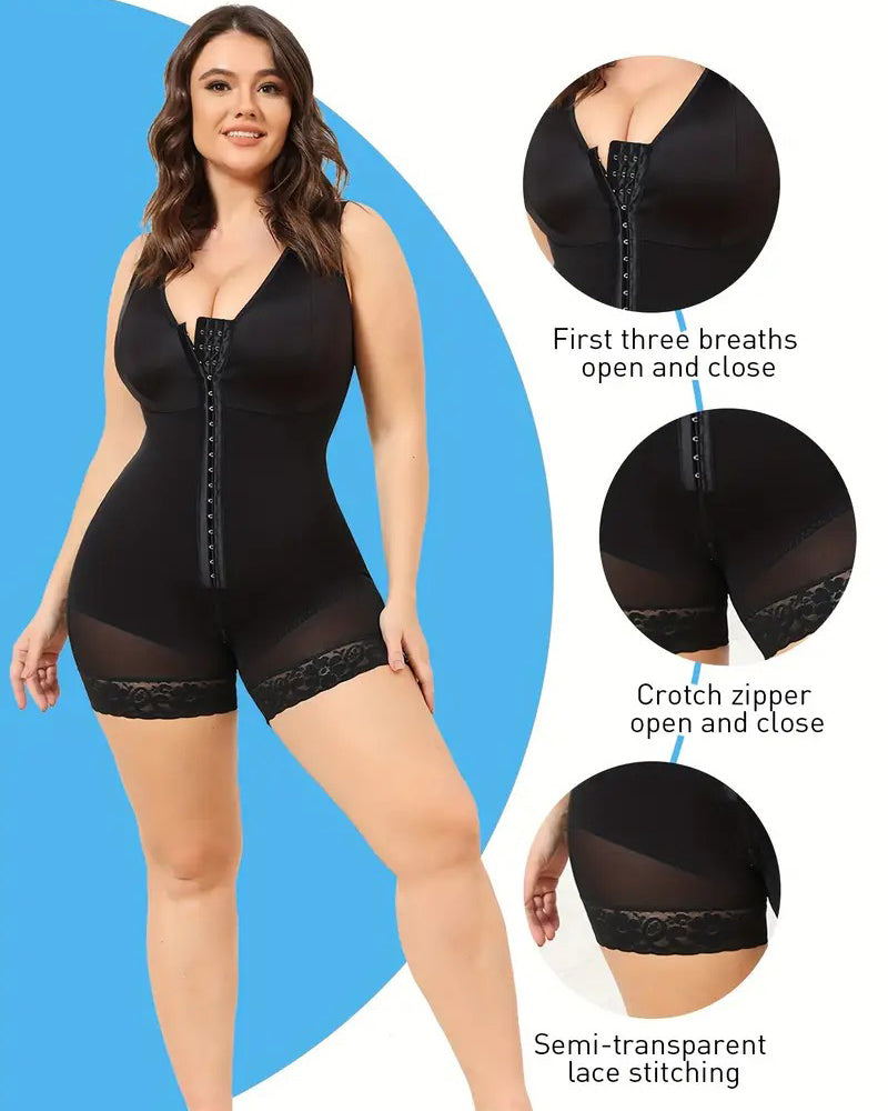 Shapshe® High Compression Short Girdle With Brooches Bust Girdle With Bust For Daily And Post-surgical Use