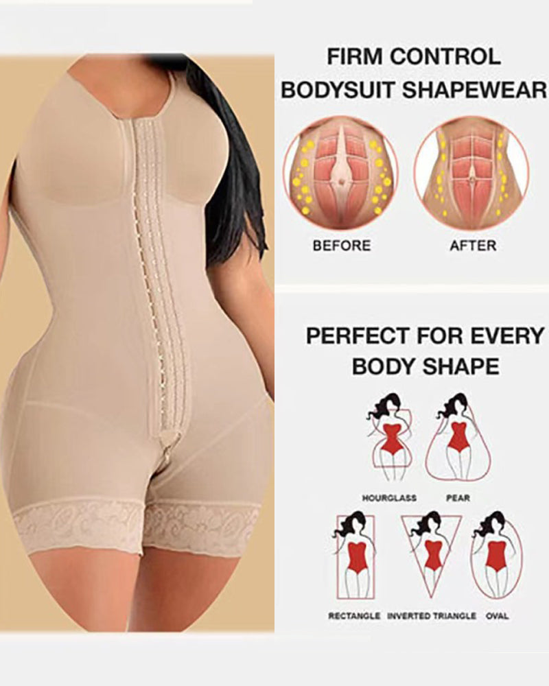 Shapshe® High Compression Short Girdle With Brooches Bust Girdle With Bust For Daily And Post-surgical Use