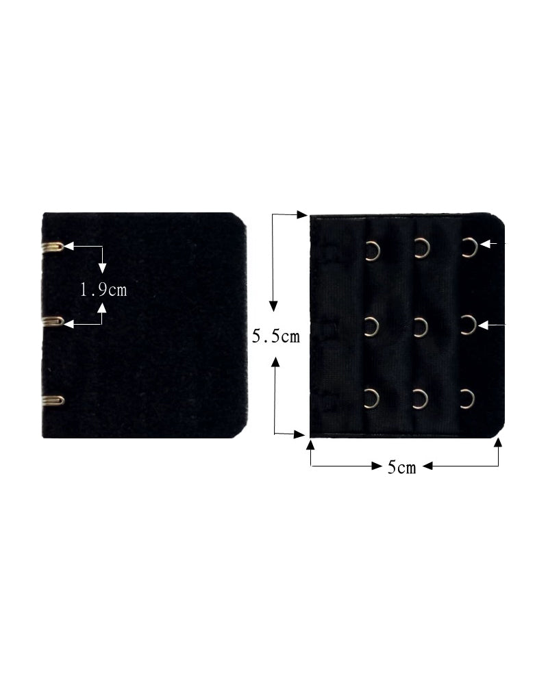Underwear Extension Buckle 3 Rows 3 Buckles