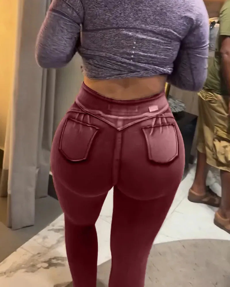 Shapshe® Stretch Hip-Lifting Skinny Jeans for Curvy Women