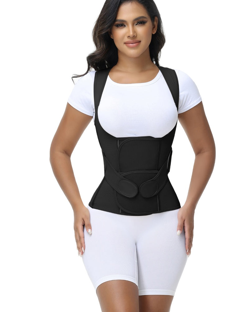 Shapshe® Fajas Colombianas Waist Trainer Posture Corrector Corset With Back Support