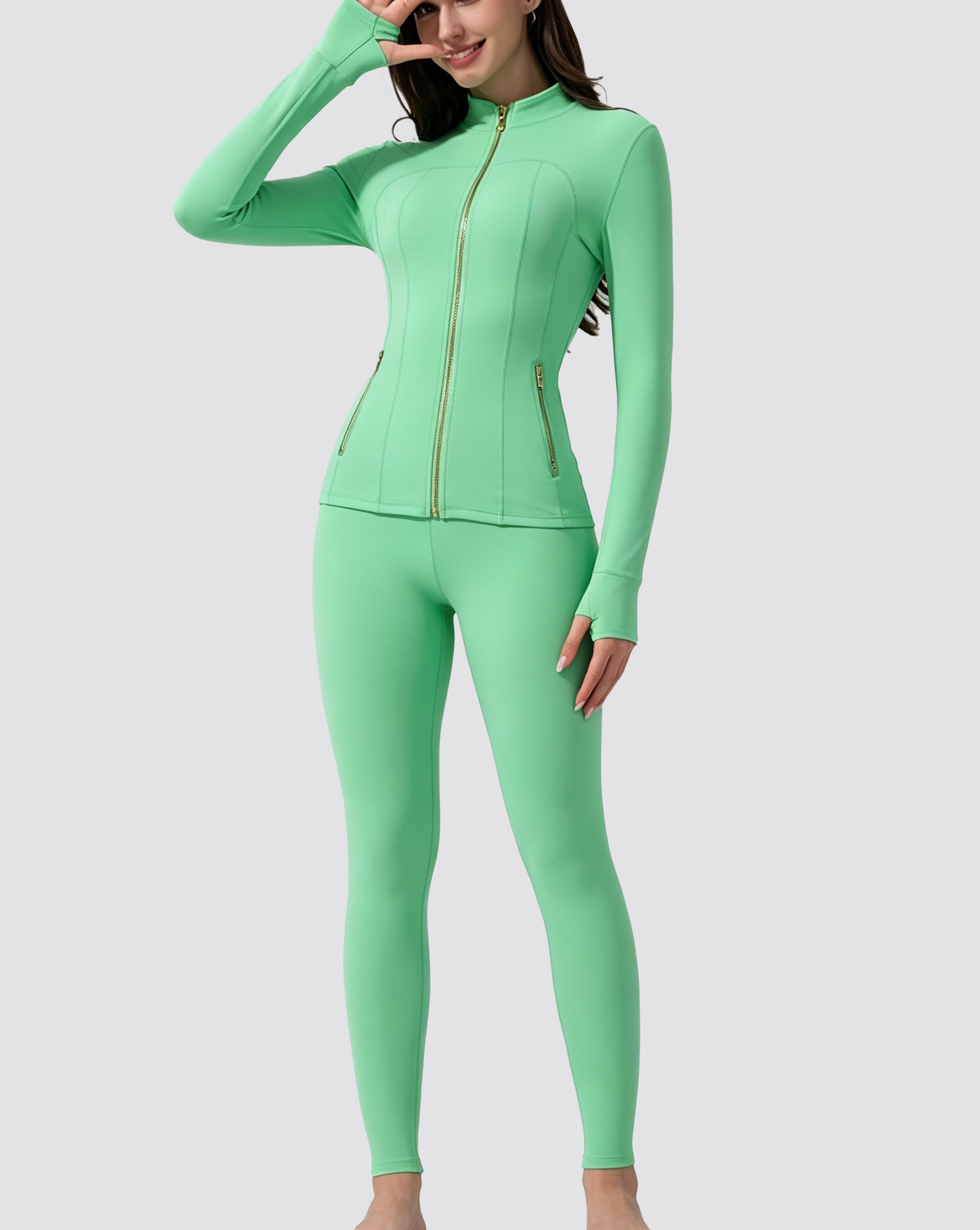 2 Piece Seamless Activewear Set for Yoga and Fitness