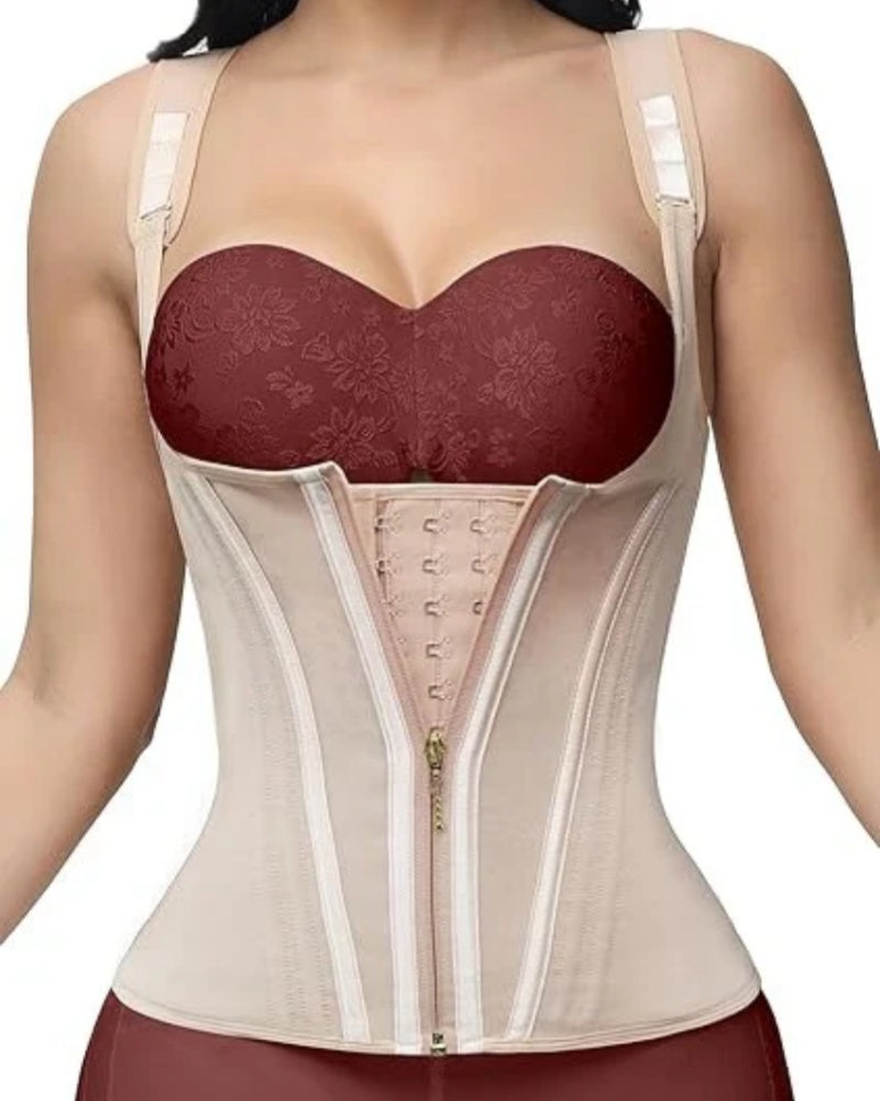 Shapshe® Waist Trainer for Women Body Shaper Corset Vest Tank Top with Steel Bones