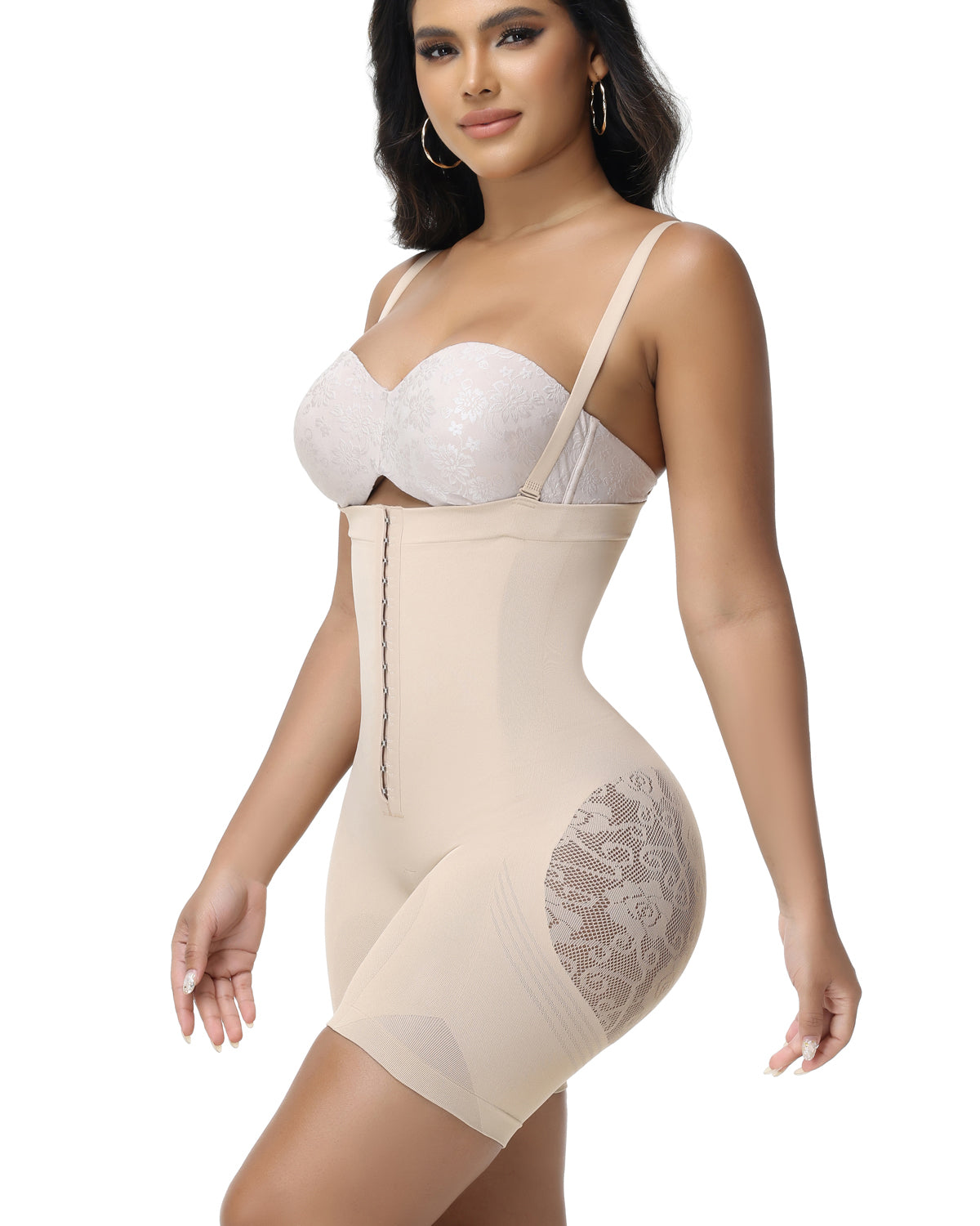 Shapshe® Women's Butt Flower Cut out Hip Lifting Fajas Colombianas Firm Control Shapewear