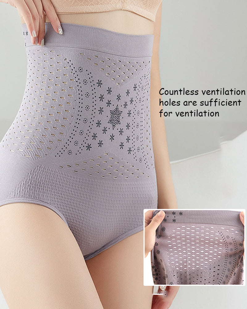 Bragas moldeadoras de iones negativos para mujer, ropa interior levantadora de glúteos sin rastro con agujeros transpirables