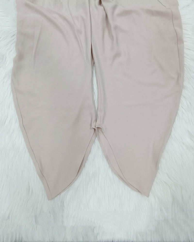 Leisure High Waisted Pleated Wide Leg Harem Pants