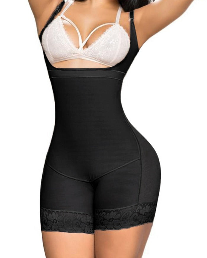 Shapshe® Tummy Control Open Bust Butt Lifter Bodysuits Shapewear