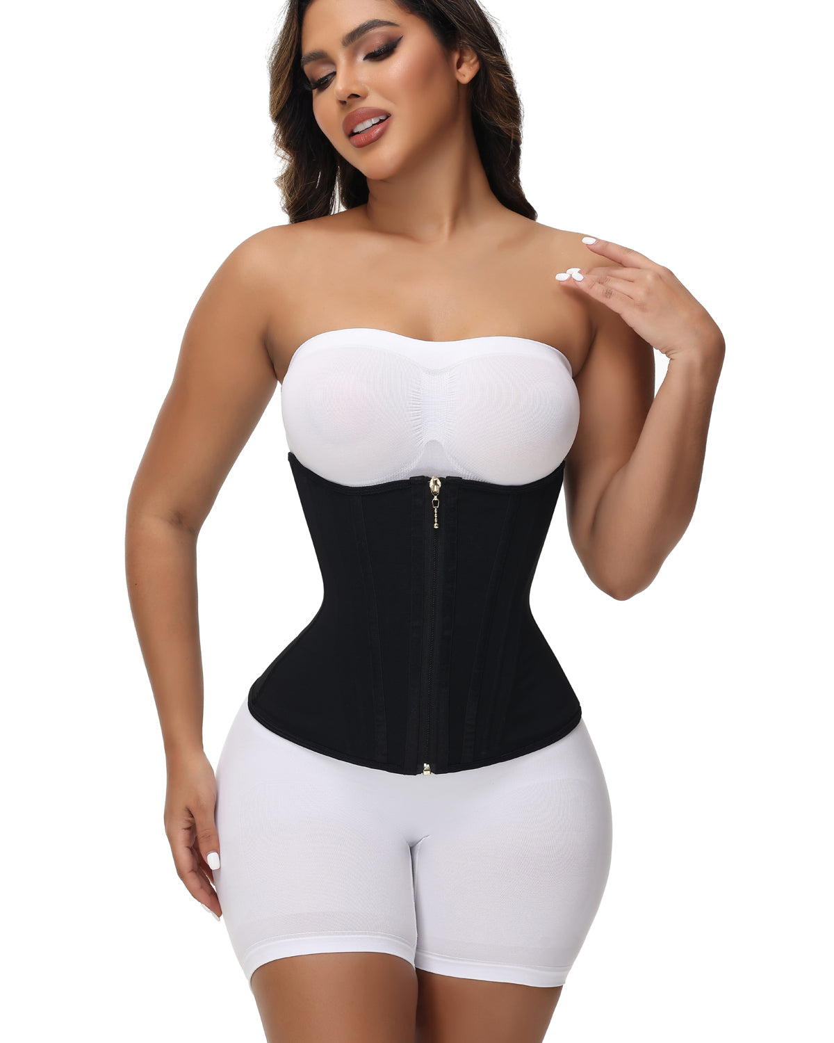 Shapshe® Hourglass Faja Waist Trainer For Women Double Tummy Control Workout Waist Cincher Corset