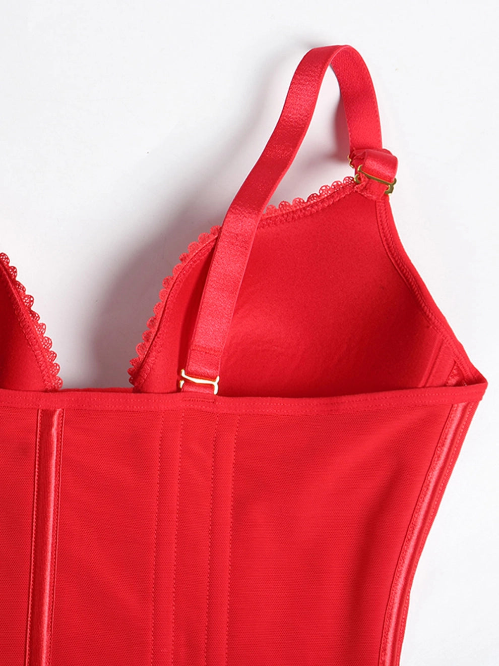 Shapshe® Fajas Colombianas Love Pattern Corset Top Zipper Waist Trainer