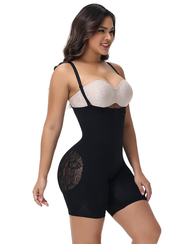 Shapshe® Women's Butt Flower Cut out Hip Lifting Fajas Colombianas Firm Control Shapewear