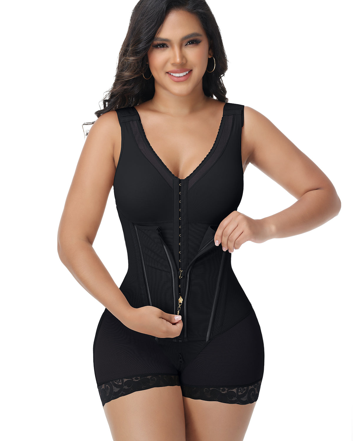 Shapshe® Fajas Colombianas Hourglass Double Compression Tummy Tuck Body Shaper