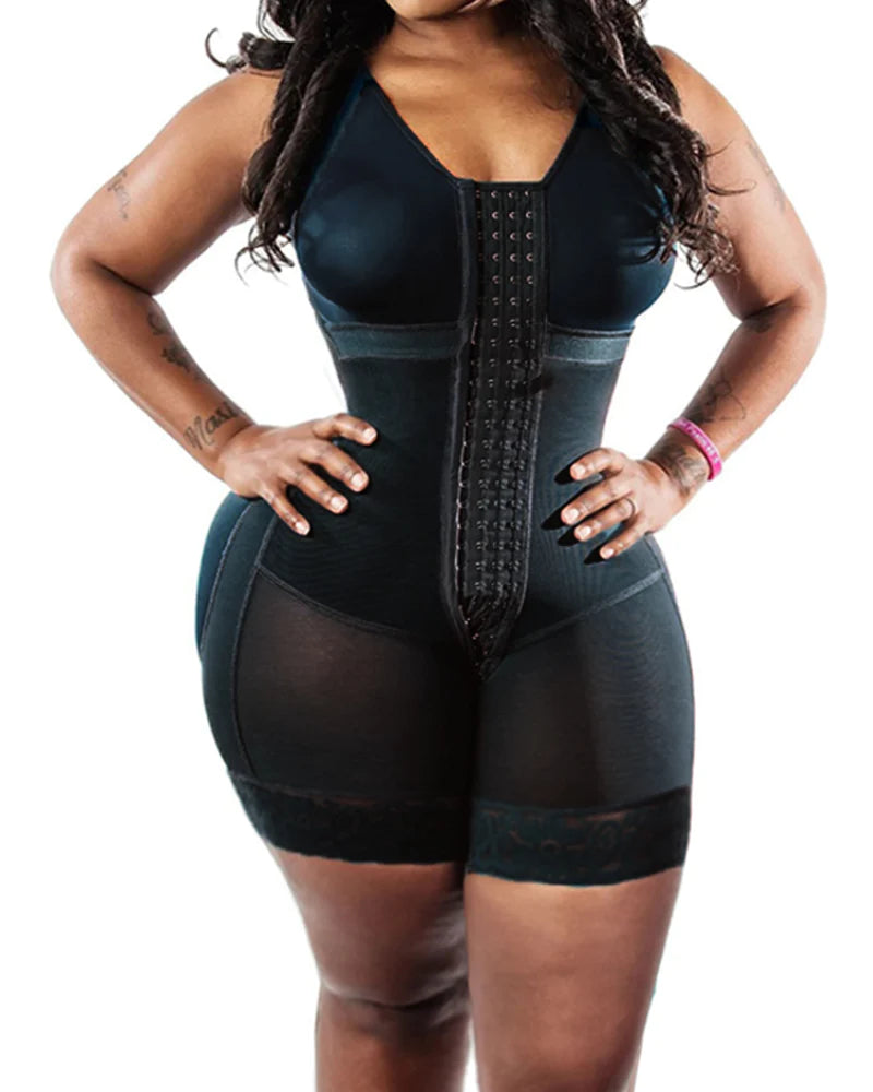 Shapshe® Tummy Control Fajas Adjustable Hook And Eye Front Closure Women Shapewear