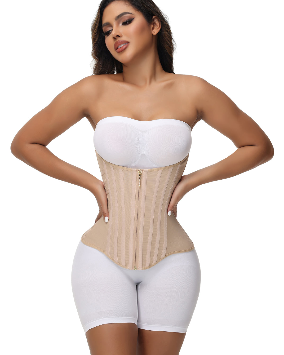 Shapshe® Curved Boned Waist Trainer For Women High Compression Tummy Control Tiny Waist Corset