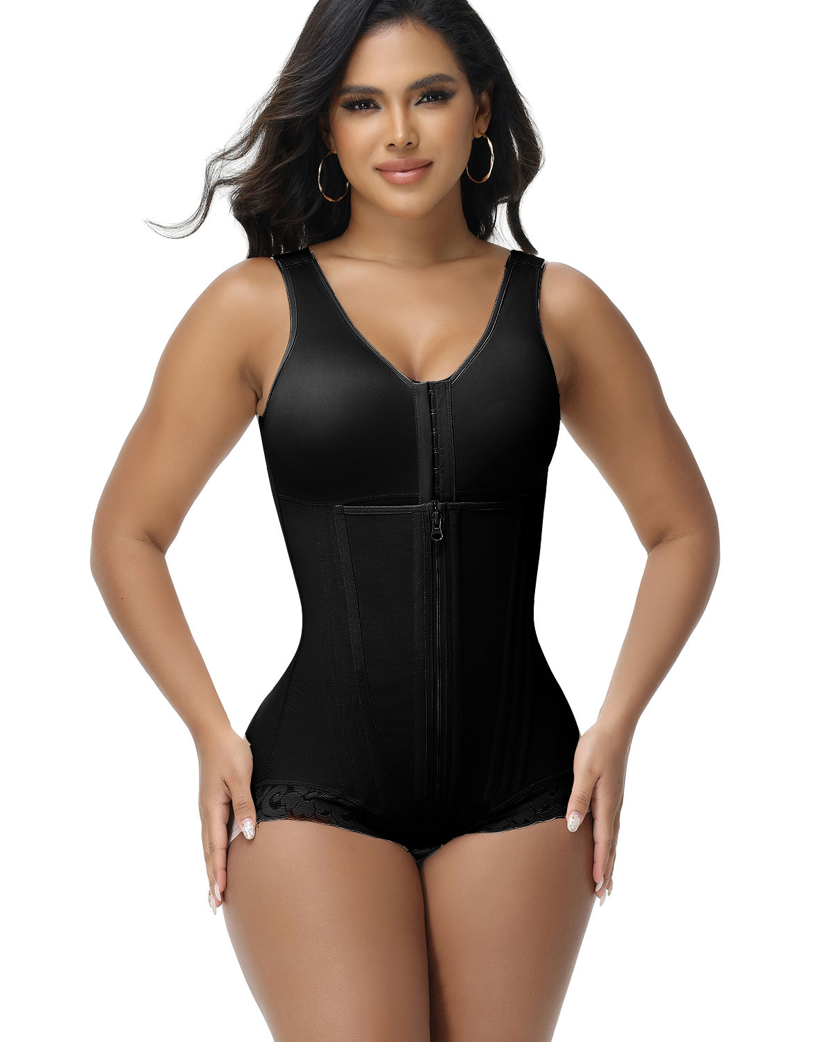 Shapshe® Double Layer Fajas Colombianas High Compression Tummy Control Thong Body Shaper