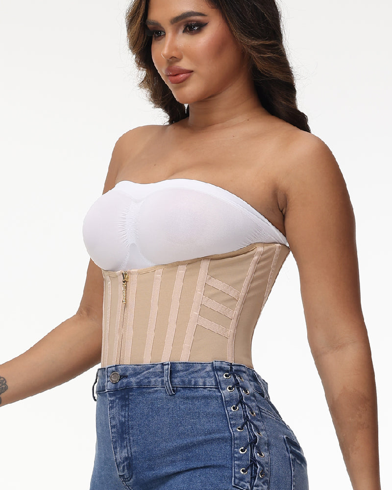 Shapshe® Curved Boned Waist Trainer For Women High Compression Tummy Control Tiny Waist Corset