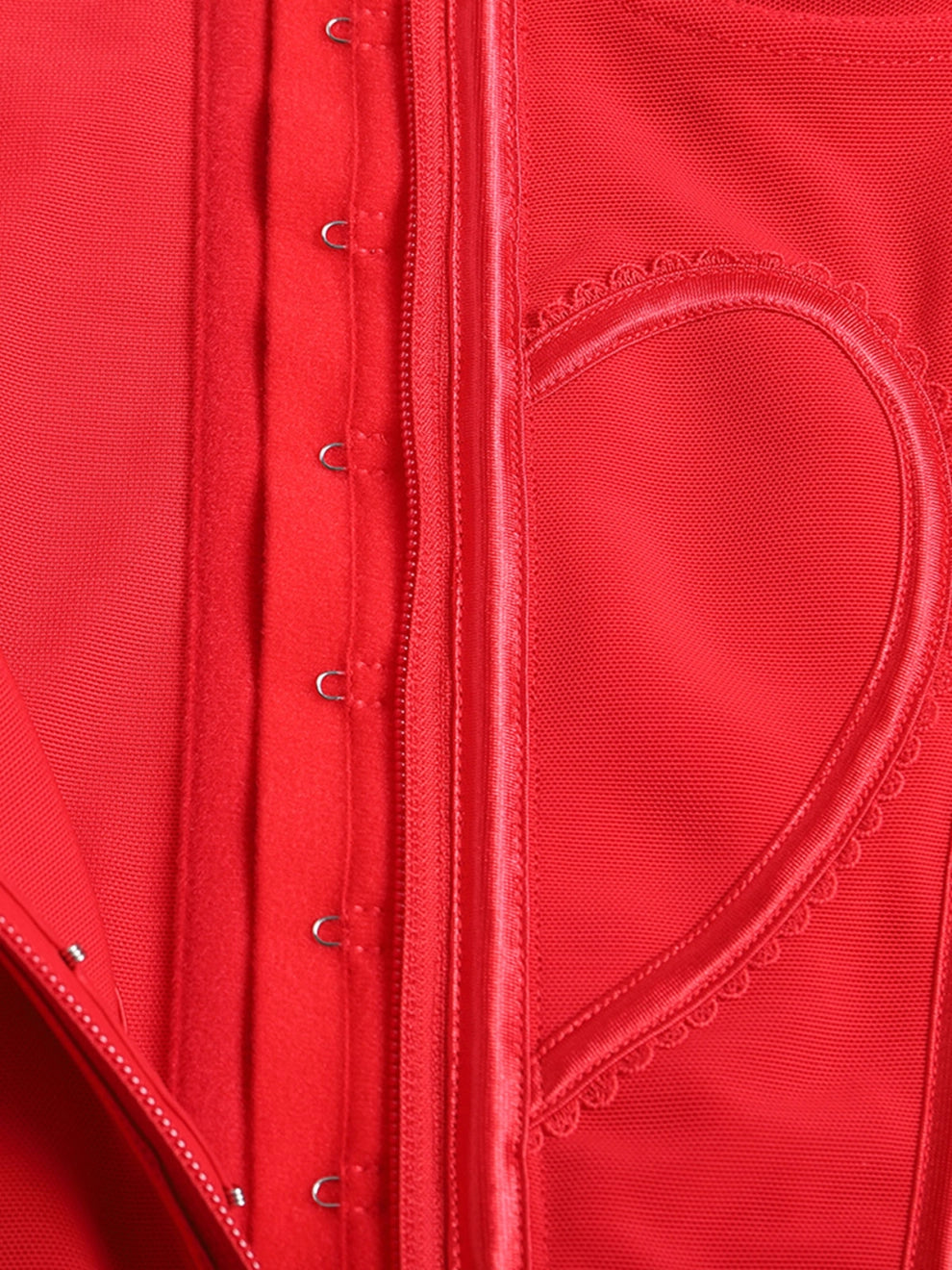 Shapshe® Fajas Colombianas Love Pattern Corset Top Zipper Waist Trainer