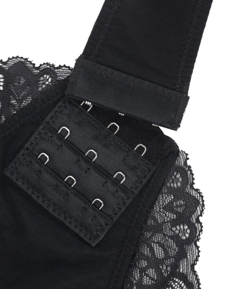 Body sexy de encaje con cuello en V profundo