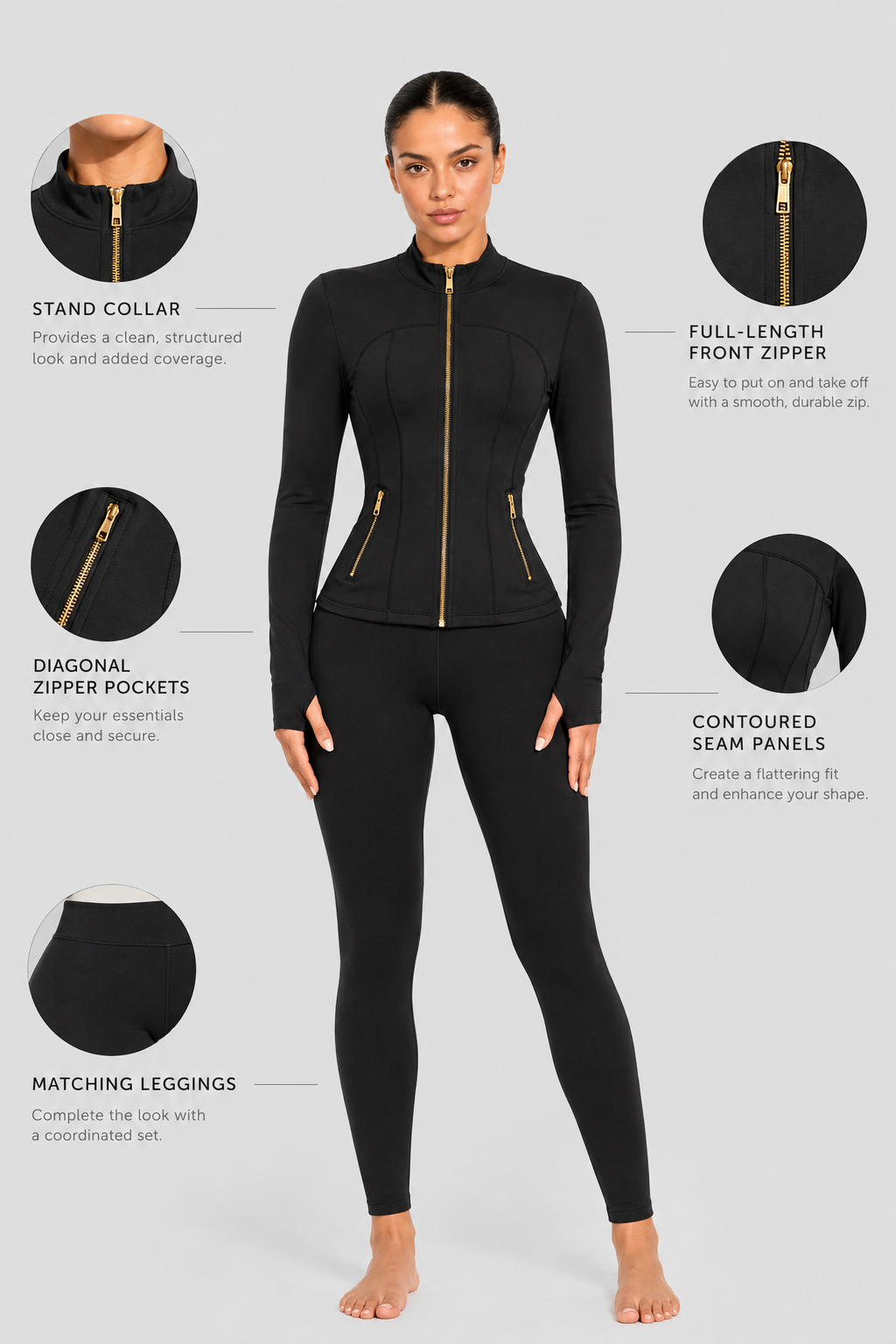 2 Piece Seamless Activewear Set for Yoga and Fitness
