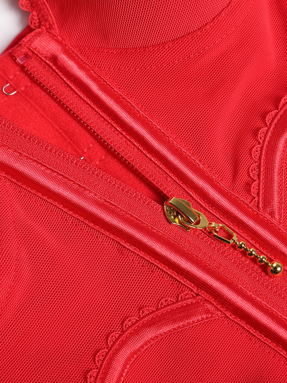 Shapshe® Fajas Colombianas Love Pattern Corset Top Zipper Waist Trainer