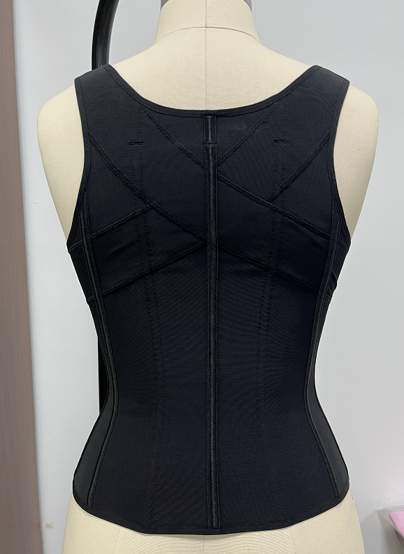 Shapshe® Women's Double Compression Bone Waist Trainer Tummy Control Postpartum Corset Vest