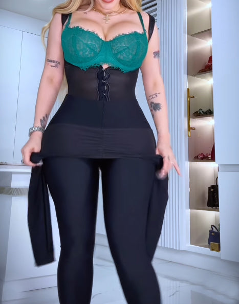 Shapshe® Seamless Full Body Shaper High Compression Butter Soft Built In Mesh Hooks Shapewear