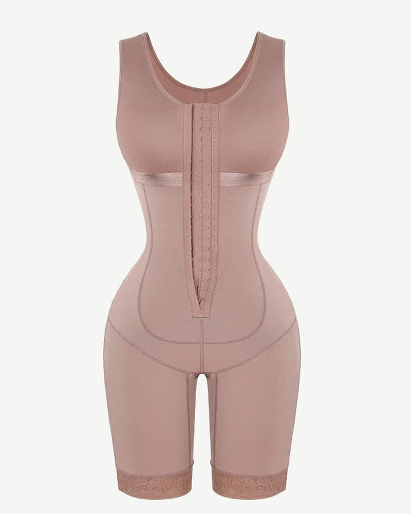 Fajas de compresión firme con gancho y ojo para control de abdomen de cuerpo completo