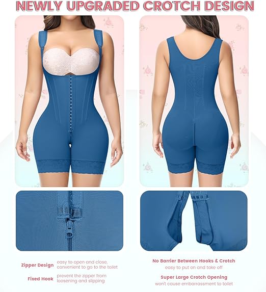 Shapshe® Fajas Colombianas Full Body Tummy Control Butt Lifting Post Surgery Compression Shapewear