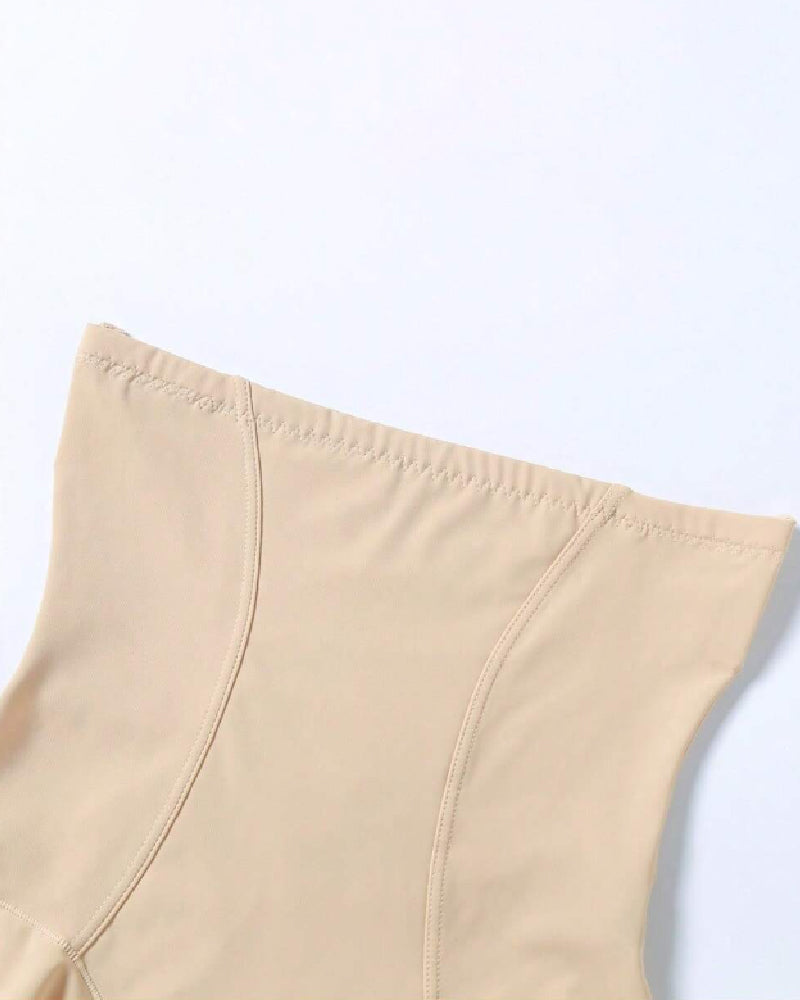 Sexy Tummy Control Thin Mesh Shapewear Panties Hip-Lift High Waist Shaping Briefs