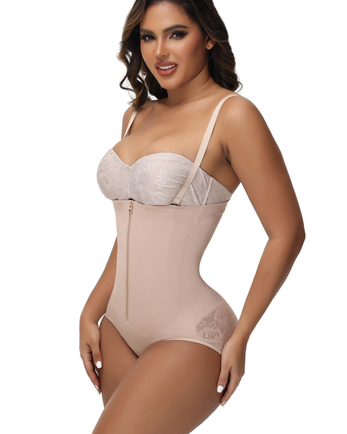 Shapshe® High Compression Butt Lift Zipper Shapewear Shorts Tummy Control Fajas Shorts