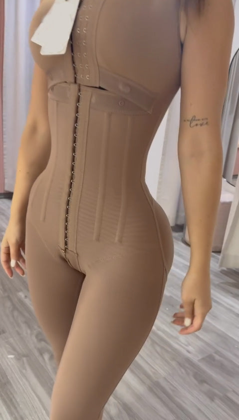 Shapshe® Women's High Compression Boned Tummy Control Fajas Thigh Post Surgery Shapewear
