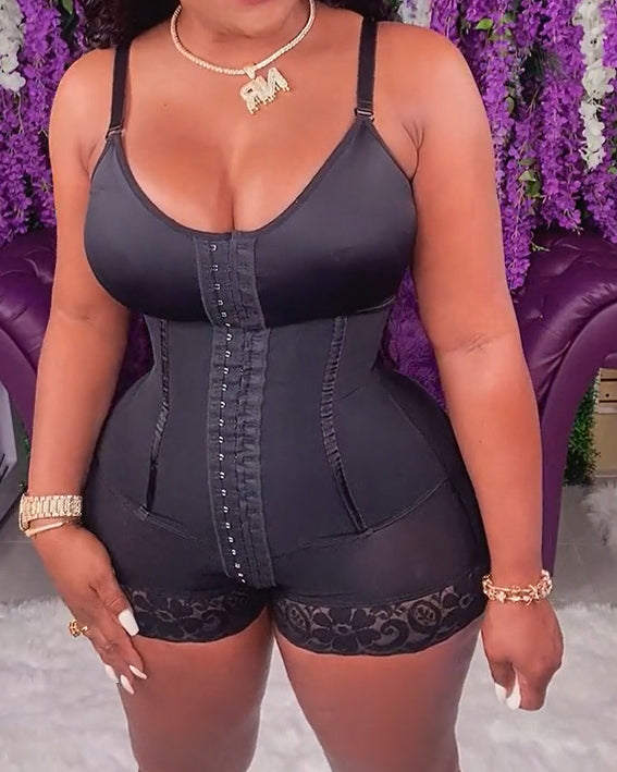 Shapshe® Fajas Colombianas Waist Trainer Central Hooks Tummy Control Shapewear With Bra