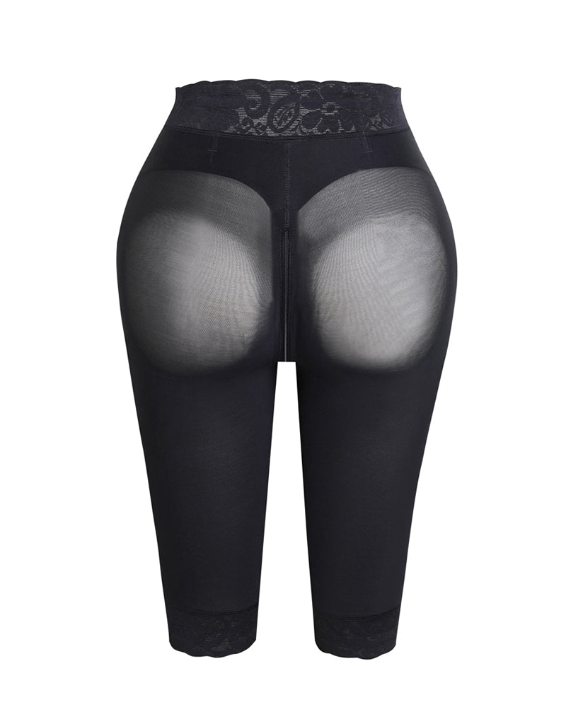 Shapshe® Women's High Waisted Shaping Knee Long Pants Invisible Tummy Control Faja Shorts