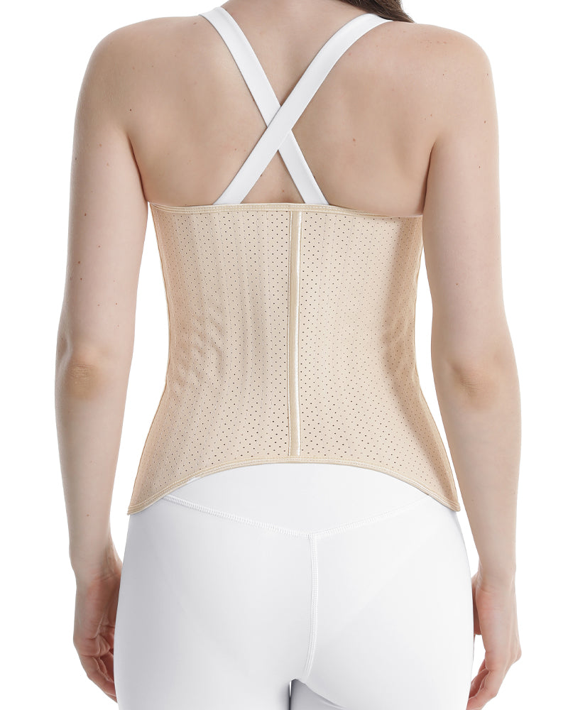 Entrenador posparto de la cintura del deporte del corsé del látex del reloj de arena deshuesado de acero 25