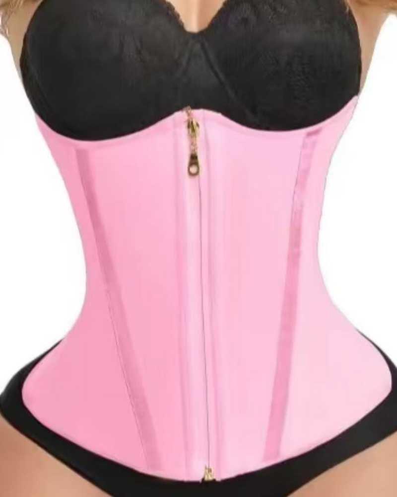 Tummy Control Double Compression Waist Trainer Fajas Colombianas Corset