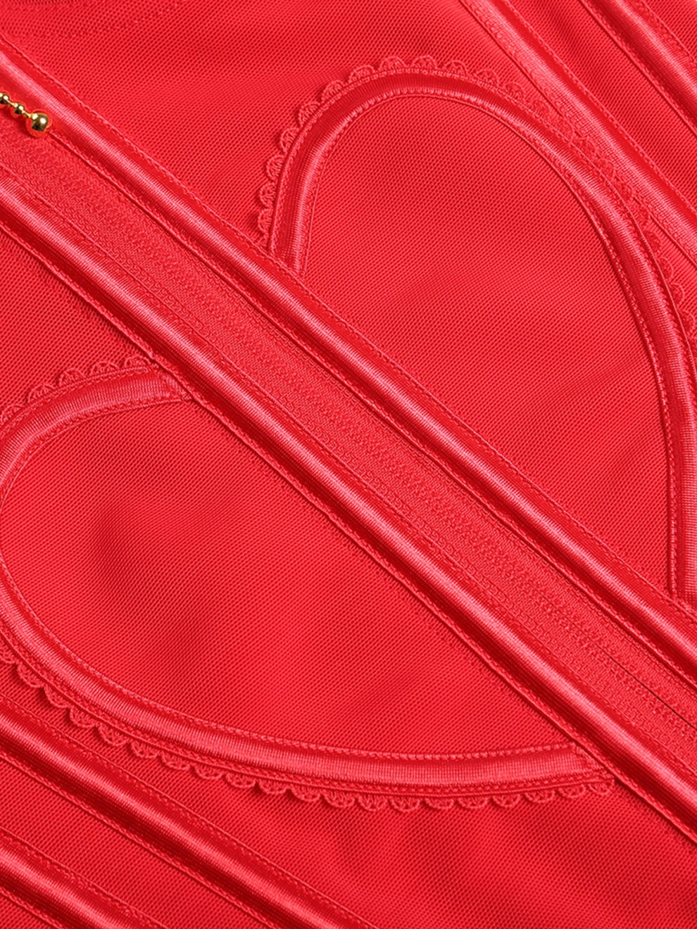 Shapshe® Fajas Colombianas Love Pattern Corset Top Zipper Waist Trainer