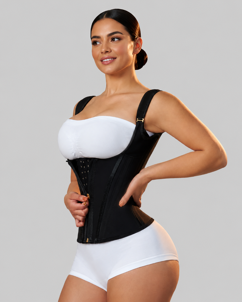 Waist Trainer for Women Body Shaper Corset Vest Tank Top with Steel Bones