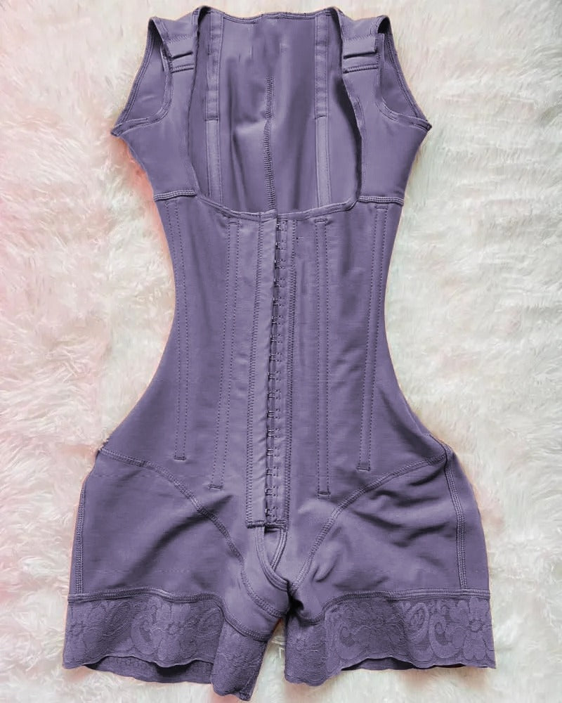 Shapshe® Women's High Compression Open Bust Post Surgery Boned Waist Trainer Shapewear