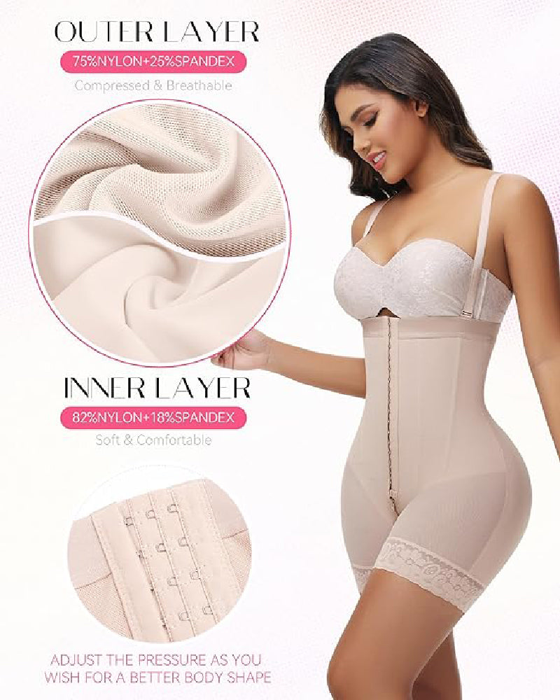 Shapshe® Fajas Colombianas Tummy Control Strapless Butt Lifter BBL Shapewear