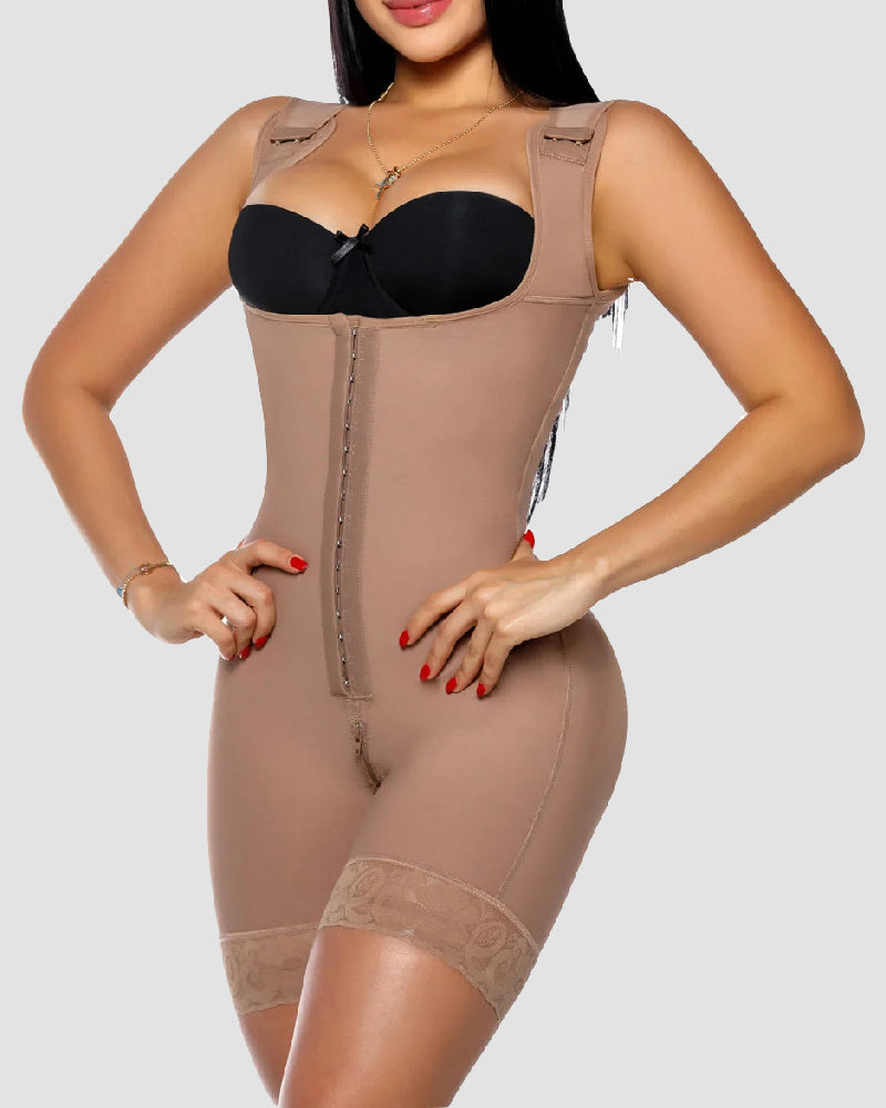 Shapshe® Hourglass Invisible Tummy Control Stage 2 Fajas Butt Lifting Front Buckle Shapewear