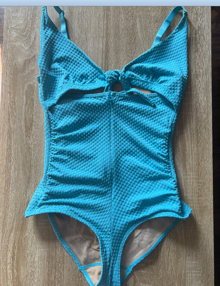 Shapshe® Women's Tummy Control Swimsuit Cutout Tie Knot Front Push Up Shapewear Bathing Suit
