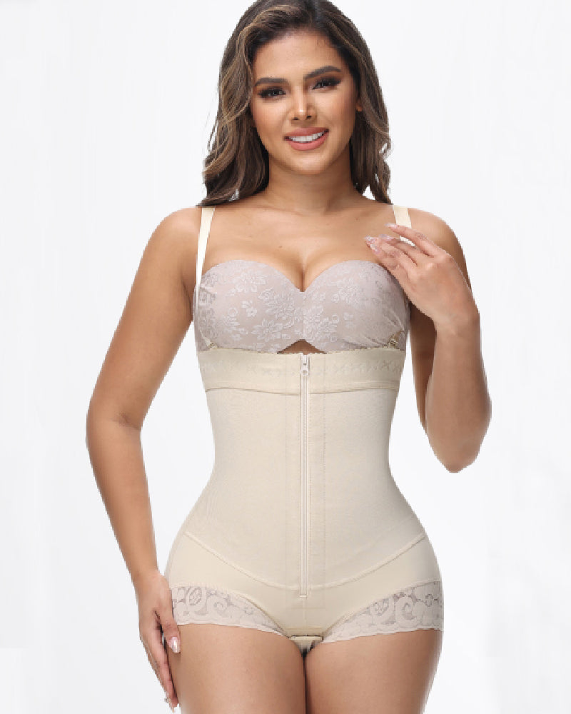 Shapshe® Fajas Colombianas Tummy Control Zipper Open Bust Compression Garment Shapewear